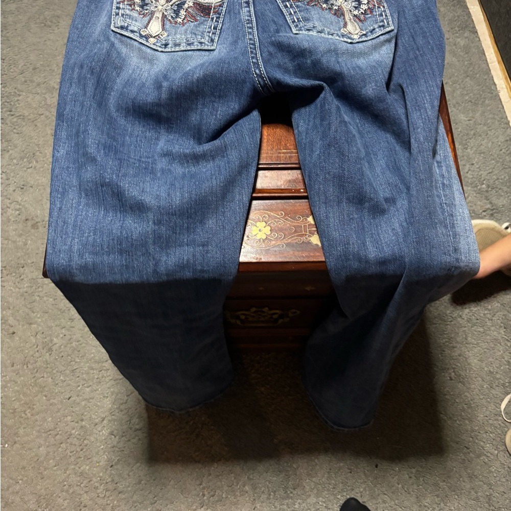 Miss Me Denim Jeans with Embroidery